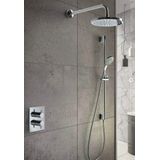 Hotbath Get Together IBS2A Regendoucheset inbouw - 30cm plafondarm - 30cm ronde hoofddouche - staafhanddouche - chroom IBS2ACR35