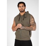 Springfield - S/L Zipped Hoodie - Army Green