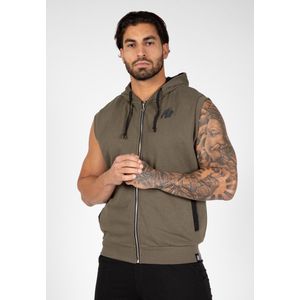 Springfield - S/L Zipped Hoodie - Army Green