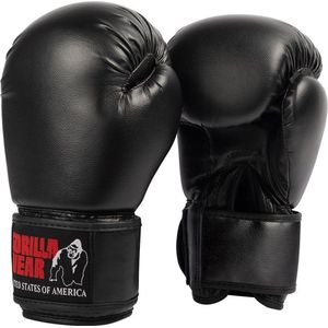 Gorilla Wear Mosby Bokshandschoenen - Boxing Gloves - Boksen - Zwart - 10 Oz