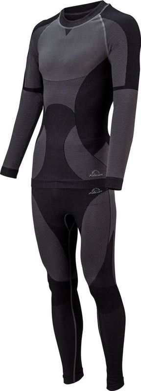 Falcon - Thermoshirt - Zwart - 100% Polyester - Ademend