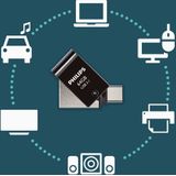 Philips FM64DC152B - 2in1 USB 3.1/USB C 64GB