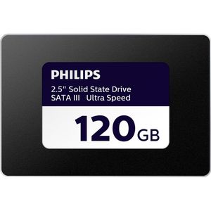 Philips FM12SS130B Interne SSD - 120GB - 2.5 Inch - SATA III - Ultra Speed - 3D TLC NAND