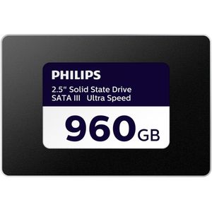 Philips FM96SS130B Interne SSD - 960GB - 2.5 Inch - SATA III - Ultra Speed - 3D TLC NAND