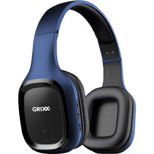 Grixx - Koptelefoon Bluetooth Overband - Blauw