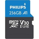 Philips Micro SDXC Kaart 256GB - Class 10 UHS-I U3 - Inclusief Adapter