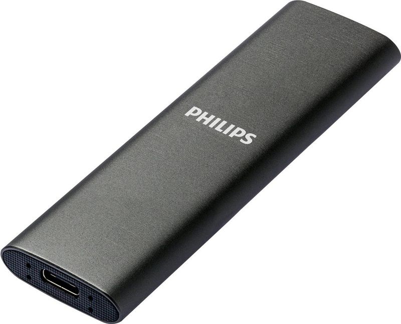 Philips Portable SSD - 1 TB - USB-C - USB 3.2 - 540MB/s