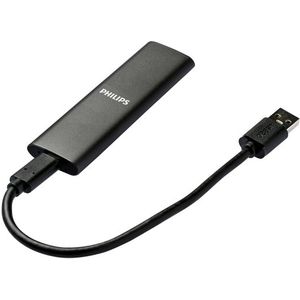 Philips - SSD Extern - 2x 1TB - Space Grey - Aluminium