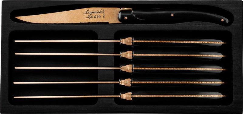 Laguiole Style de Vie - Prestige Line - Steakmessen - Koper - Stonewash