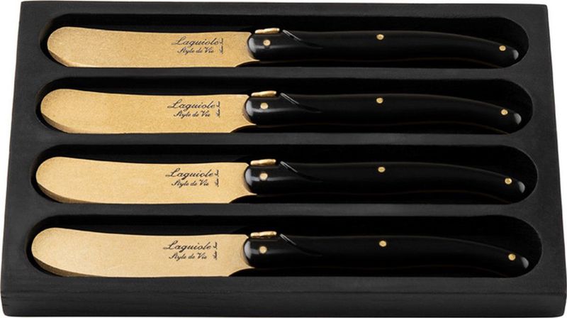 Laguiole Style de Vie - Prestige Line - Botermessen - Goud - RVS