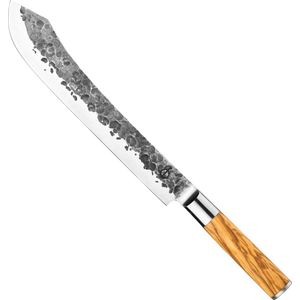 Olive Forged - Slagersmes - Forged - Japans Staal - Luxe Houten Doos