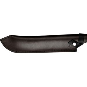 Forged - Slagersmes Lederen Hoes - Bruin - Leer - Zwarte Accenten