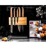 Style De Vie - Magnetisch Messenblok - Houtkleurig - Eikenhout