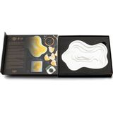 Style De Vie - Keramieken Olijfoliedipschaal - Wit - Keramiek - Matte Kleur