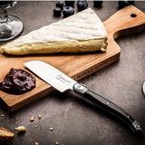 Laguiole Style de Vie - Kaasmes en Serveerplank - Zilver - RVS en Acaciahout