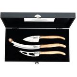 Laguiole Style de Vie - Kaasmessenset - Eikenhout - 3 Stuks