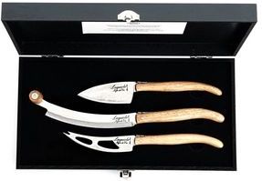 Laguiole Style de Vie - Kaasmessenset - Eikenhout - 3 Stuks