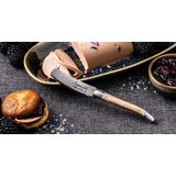 Laguiole Style de Vie - Luxury Line - Botermessen - Zilver - Eikenhout - 4-Delig