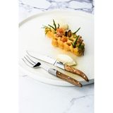 Laguiole Style de Vie mini bestek - tappabestek set van 8 olijfhout