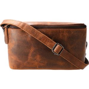 Leather Design Heuptas/Schoudertas Hunter Bruin