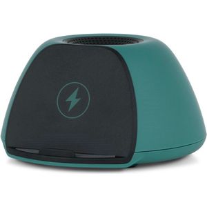 BRAINZ Draadloze Oplader Speaker - Zwart/Groen