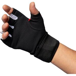 Binnenhandschoen performance quick wrap Nihon | rood-zwart (Maat: L / XL)