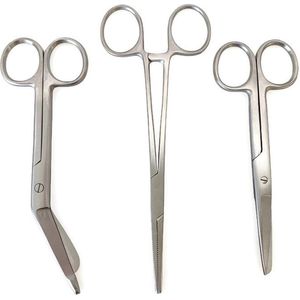 Verpleegkundige scharenset - verbandschaar - schaar - kocher - verpleegkundige accessoires - verpleegkundige cadeau