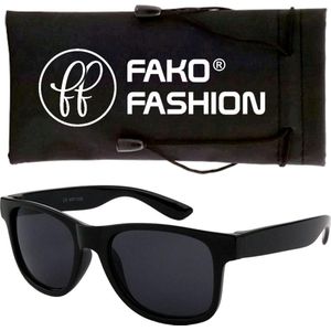 Fako Fashion® - Kinder Zonnebril Classic - Jongens Zonnebril - Meisjes Zonnebril - Zwart