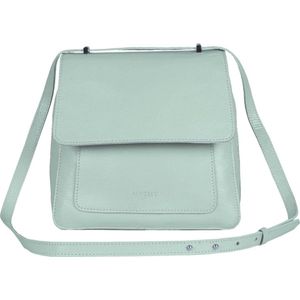 MYOMY Schoudertas My Boxy Bag Leer - groen