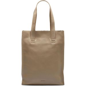 MYOMY Schoudertas My Paper Bag Long Handle Zip Leer - beige