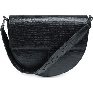 MYoMY LIMA Handbag - Croco Black