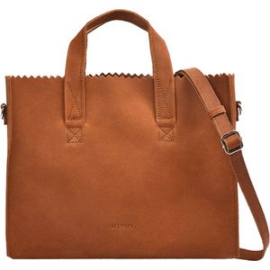 MYOMY Medium Schoudertas / Crossbodytas Dames - Leer - My Paper Bag Handbag Crossbody - Cognac