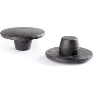 Rubber dop voor traptrede - Zwart (per 100 stuks)