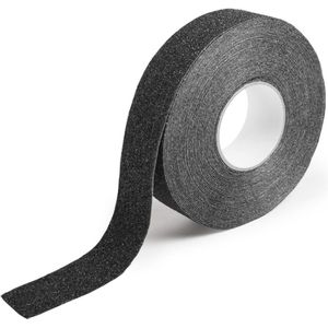 Anti slip tape - Zwart - 50 mm breed - Veiligheidstape - Vervormbaar - Rol 18,3 meter