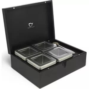 Acryl theezakjes opbergdoos,Theezakjehouder, Acryl theedoos Theezakje Dispenser Met 5 Compartimenten YTBH-001