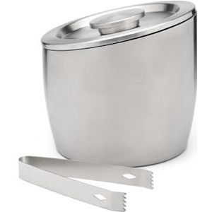 Leopold Vienna - Dubbelwandige ijsemmer 2,5L mat RVS