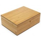 Bredemeijer - Theedoos - Bamboe - Met 4 Theeblikken en Maatlepel