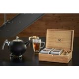 Bredemeijer - Theedoos - Bamboe - Met 4 Theeblikken en Maatlepel