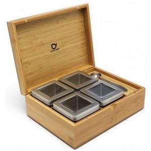 Theedoos Bredemeijer Bamboo Bruin (6-delig)