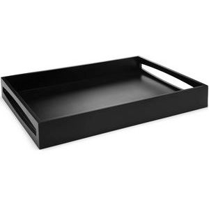 Leopold Vienna - Dienblad rechthoek 47,5x35x6cm MDF zwart