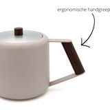 Bredemeijer Theepot Duet Design Boston 1,1L zand Dubbelwandig