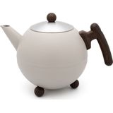 Bredemeijer Theepot Bella Ronde 1,2L Zand dubbelwandig