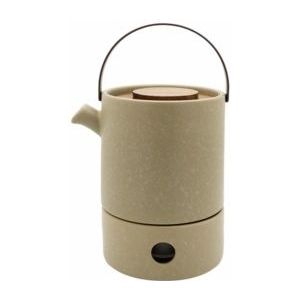 Bredemeijer - Theeset Umea Theepot 1.2L met theelichtwarmer - leemgrijs