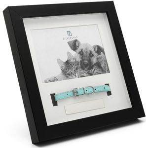 Fotolijst Memory met halsbandje, zwarte lijst