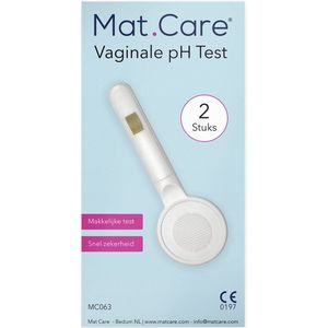 Mat Care - Vaginale pH Test - Vaginale Bacteriose Test - Vaginale Schimmel Test - 2 Testen