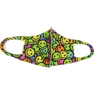 Fashion - Kinder mondmasker - Smilies - Herbruikbaar mondkapje - Wasbaar op 60 graden