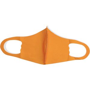 Fashion - Kinder mondmasker - Oranje - Herbruikbaar mondkapje - Wasbaar op 60 graden