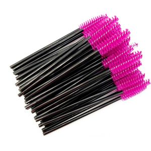 Bijoux by Ive - 10 Make-up - mascara - wenkbrauw - wimper - Borsteltjes met roze top