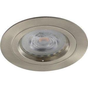 LED inbouwspot Bo -Rond RVS Look -Extra Warm Wit -Dimbaar -3W -Philips LED