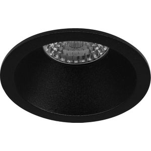 LED inbouwspot Nox -Verdiept Zwart -Warm Wit -Dimbaar -3W -Philips LED